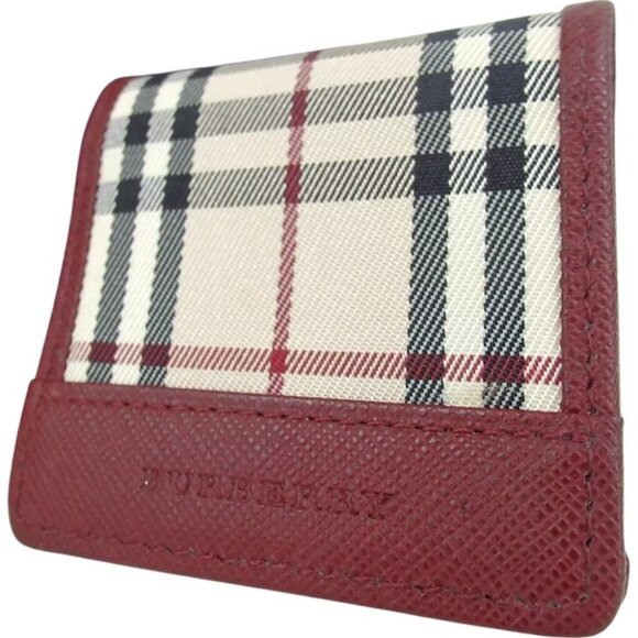 418166BS (L1) Burberry Wallet Nova Check Beige PVC - Picture 1 of 11